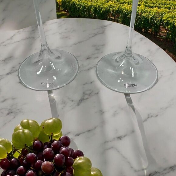 Kosta Boda 2-Candlesticks Handblown Glass 9" & 10.5” K.Engman JH1807 From Sweden - Picture 3 of 8